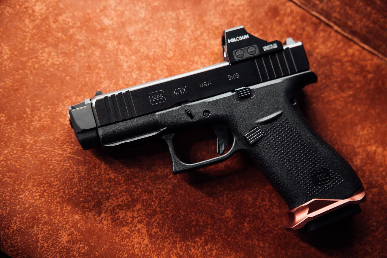 Glock 43X MOS w/ Holosun 407K & Radian Ramjet, 9MM, 4.17