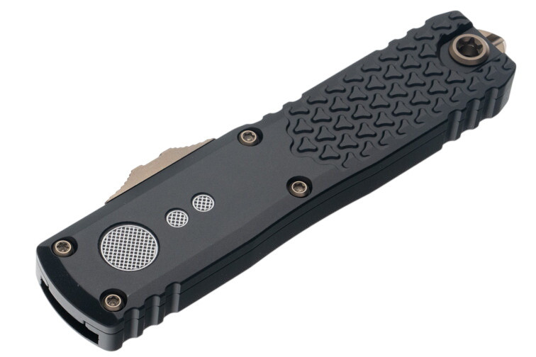 Microtech UTX-85 Gen IV, Double Edge Jedi Master Green Blade