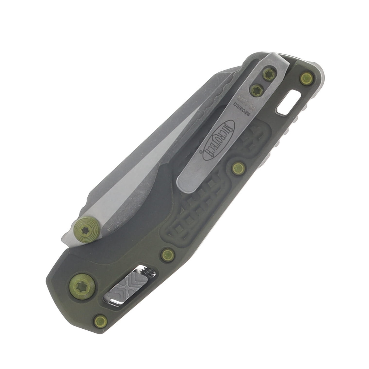 Microtech MSI Mini, Frag Pattern Grips, Apocalyptic Standard Blade