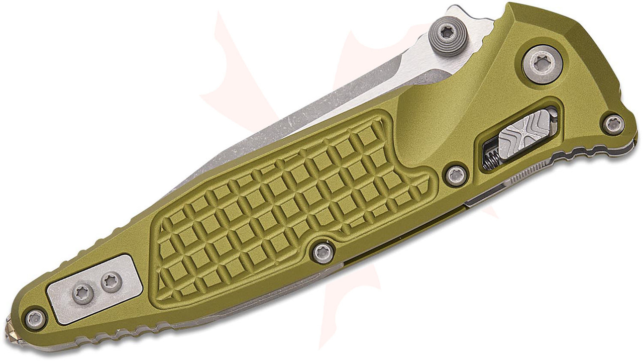 Microtech Socom RAM-LOK, OD Green Handle, Apocalyptic Standard