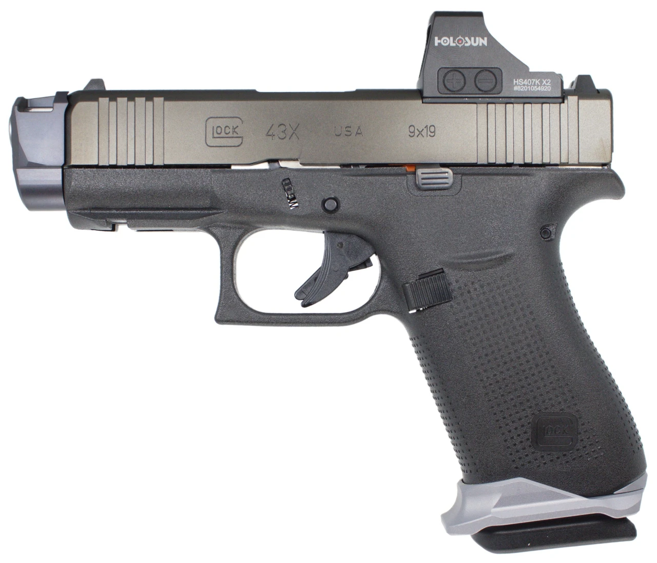Glock G43X w/ Radian Ramjet & Holosun 407K-X2