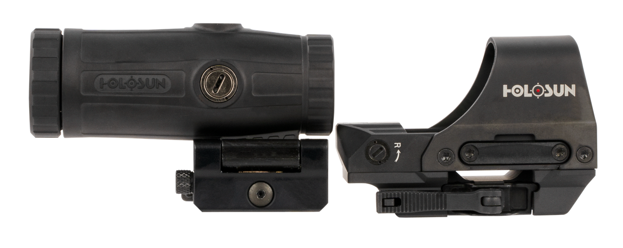 Holosun HS510C Open Reflex Circle Dot Sight, 3X Magnifier, Black