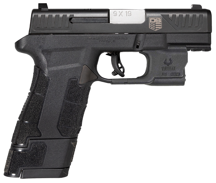 Diamondback DBAM29, 9MM Luger, 3.50" Barrel, 12+1 Rds, Black Finish - 810035752665