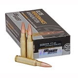 Sig Sauer Marksman Elite, .308 WIN, 175 Gr OTM Match Grade Rifle Ammunition, 200 Rds 