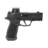 Sig Sauer P365X, w/ Romeo-X SIG-LOC Red Dot Optic, 9MM, 3.10" Compensated Barrel, 17 Rds, Matte Black 