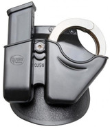 Fobus Handcuff/Mag Combo Roto, Paddle Holster for Handcuff and Magazine, Black 