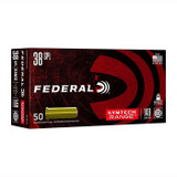 Federal Syntech Range AE38SJ1, .38 Special, 148 Gr Synthetic Jacket Wadcutter, 50 Rds 