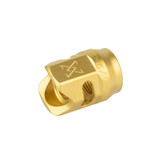 True Precision Cobra Compensator 1/2x28, Gold Titanium Nitride Finish 