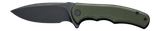 Civivi Mini Praxis, Folding Knife, Green Handle, Black Blade 