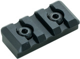 Timber Creek Outdoors M-LOK 3 Slot Picatinny Rail, 3-Slot M-LOK Mounting Section, Black Anodized 