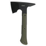 CRKT Jenny Wren Compact, SK-5 Steel, Green GRN Handle, Includes Sheath 