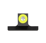Night Fision Tritium Front Sight, Green Tritium Yellow Outline, Fits Smith & Wesson M&P/Shield/SD9VE/SD40VE, Black 