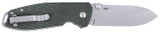 Columbia River Squid XM, Green Micarta Handle, Stonewashed Finish 