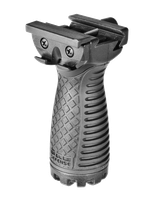 Fab Defense RSG Rubberized Stout Foregrip, Rubberized Ribbed Texture, Black 