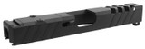 TacFire Glock 17 Gen3, 9MM, Optics Cut & Slide Ports, Graphite Black 
