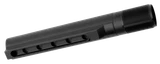 LBE Unlimited Recoil Buffer Tube, 6-Position Commercial-Spec AR-15 Buffer Tube, Black 