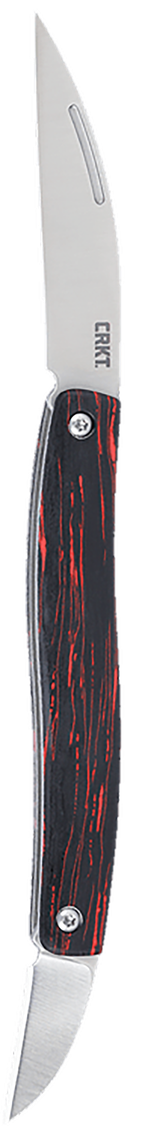 Columbia River CRKT 4810 Forebear, Satin Finish, Black/Red G10 Handle 