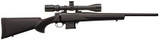 Howa M1500 Mini Action GamePro, w/ 4-12x40 Scope, 22 ARC, 22.00" Threaded Barrel, 5 Rds, Black 