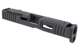 Zaffiri Precision ZPS.IBS, 9MM, Integrated Blowhole Comp Slide for Glock 19 Gen 5, Sniper Gray 