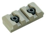 Timber Creek Outdoors M-LOK 3 Slot Picatinny Rail, Flat Dark Earth 
