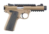 Ruger Mark IV 22/45 Tactical, 22 LR, 4.40" Threaded Barrel, 10 Rds, Brown Cerakote 