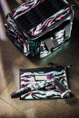 Savior Equipment Camo Specialist Series Range Bag, 3 Pistol Sleeves, Miami Tiger Stripe 
