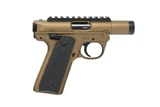 Ruger Mark IV 22/45 Tactical, 22 LR, 3.00" Threaded Barrel, 10 Rds, Burnt Bronze Cerakote 