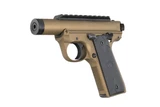 Ruger Mark IV 22/45 Tactical, 22 LR, 3.00" Threaded Barrel, 10 Rds, Burnt Bronze Cerakote 