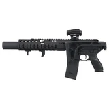 Sig Sauer MCX LTAW SBR, w/ SQX Suppressor & ROMEO4T-PRO, .300 Blackout, 6.75" Barrel, 30 Rds, Black 