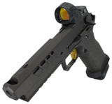 Atlas Gunworks Erebus V3 w/ Trijicon SRO 2.50 MOA, 9MM, 4.60" Threaded Bull Barrel, 20 RDs, Sub-2 Lb Gold Short Flat Trigger, All Black DLC 