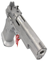 Cabot Serenity Max, Damascus Slide, RMR/SRO Optic Ready, Extended Magwell, 9MM, 5.00" Barrel, 20 RDs, Matte Stainless / Polished Damascus 
