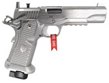 Cabot Serenity Max, Damascus Slide, RMR/SRO Optic Ready, Extended Magwell, 9MM, 5.00" Barrel, 20 RDs, Matte Stainless / Polished Damascus 