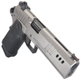 Nighthawk Custom BDS9 Government Pistol, 9MM, 5.00" Crowned Bull Barrel, 17 RDs, Silver/Black DLC Two-Tone 