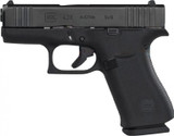 Glock 43X, 9MM, 3.41" Barrel, 10 RDs, Black 