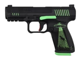 Canik METE SF ONE Series "Abduction" , 9MM, 4.19" Barrel, 15 RDs, Black / Green 