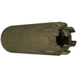 Irregular Design Group Hesychia 556UK + Micro Flow Enhancer Bundle, 5.56 NATO, 4.75" Length, 13 Oz, Monolithic Inconel 718, Hesion Bow Dual-Lock Mount, 1/2x28 Micro Flow Enhancer Included, OD Green 