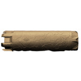 Irregular Design Group Hesychia SIXK + HFH Bundle, 6MM ARC / 5.56 NATO, 5.72" Length, 15.5 Oz, Monolithic Inconel 718, Hesion Bow Dual-Lock Mount, 1/2x28 Hybrid Flash Hider Included, FDE 