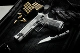 CNC Firearms Kimber 1911 DS Warrior MOD, Optics Ready, Port Cuts, 9MM, 5.00" Barrel, 17 RDs, Battle-Worn Gray Cerakote 