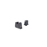 Trijicon Suppressor/Optic Height Sight Set, White/Black, Slim Glocks - 719307620704 