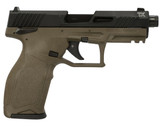 Taurus TX22 Gen 2, .22LR, 4.6" Barrel, 22 Rds, Black/OD Green - 725327943242 
