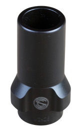 SilencerCo 3-Lug Muzzle Device, 9mm Luger, Black Steel - 816413025208 