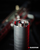 Q Trash Panda Quick Detach Suppressor, 7.62 NATO, Titanium, Black 