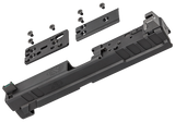 Springfield XD OSP Slide Assembly, Optics Cut, Suppressor Height Night Sights, Black Steel 