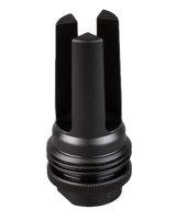 SilencerCo ASR Flash Hider, Black Steel, 1/2"-28 tpi Threads, 9mm