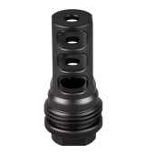 SilencerCo ASR Muzzle Brake, Black Nitride, 11/16"x24 Threads, .458 Cal - 816413020364 
