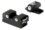 Trijicon Bright & Tough Night Sights, Tritium, Black Finish