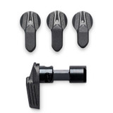 Radian Weapons Talon 45/90 Ambidextrous Safety, 4 Lever, Grey - 817093025496 