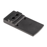 Trijicon RMRcc Mounting Plate, Steel, Matte Black - 719307616356 