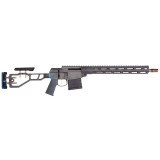 Q The Fix, .308 Win, 16" Barrel, 10 Rds, Grey with Blue Accents - 866955000317 