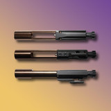 Q Honey Badger Bolt Carrier Group, Stainless Steel, Black Nitride, SCAR-Cut, 2-Piece - 850035705865 